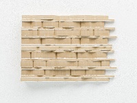 Simon Benson, Collected Horizons 2, 2012, wandobject: verf/hout, 38 x 48 x 6.5 cm.
PHŒBUS•Rotterdam